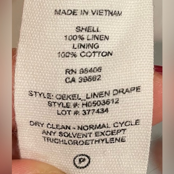 100% LINEN DRESS - Picture 2 of 6